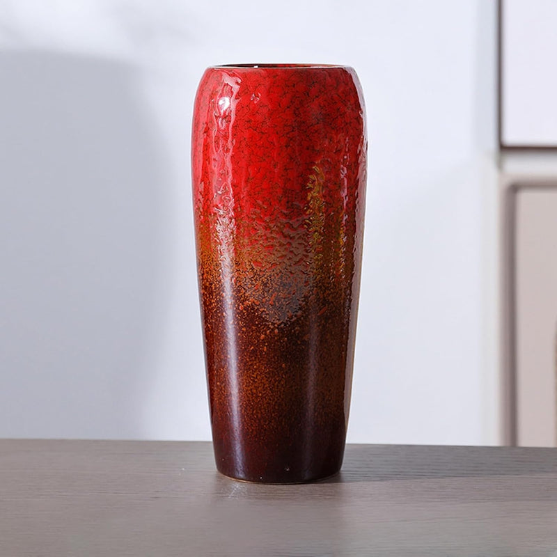 フラワーベース 花瓶 陶器 大きい flower vase 割れない 一輪挿し インテリア 花器 シンプル おしゃれ 生け花 造花 ドライフラワー 北欧 飾り インテリア飾り ins ギフト プレゼント 高さ24.5cm HP03