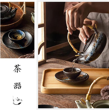 土瓶蒸し 陶器 急須 湯呑み 皿 セット 料亭 旅館 和食器 飲食店 業務用 器 食器 柄 おしゃれ