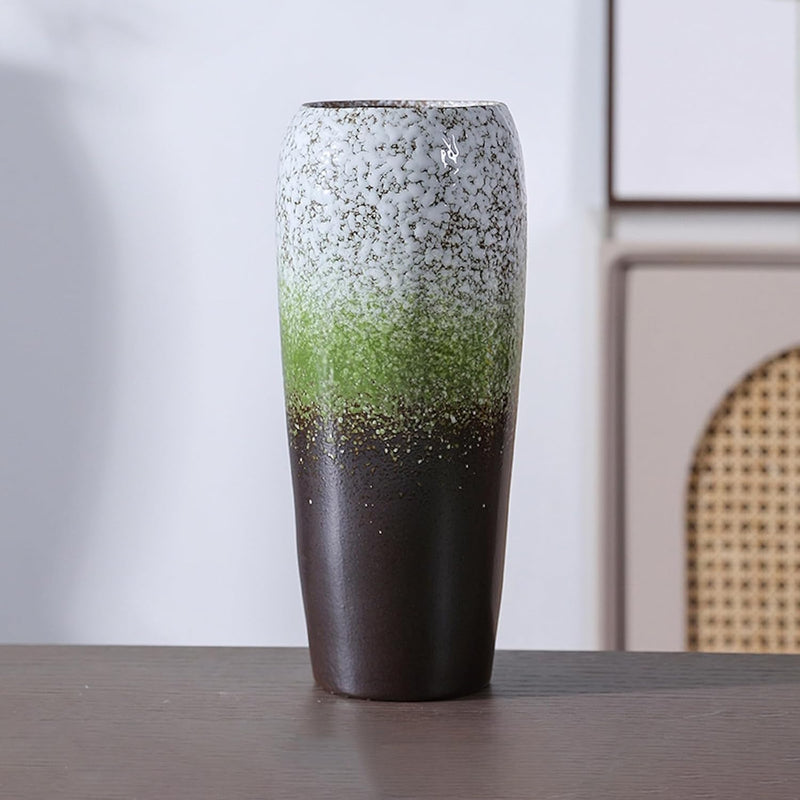 フラワーベース 花瓶 陶器 大きい flower vase 割れない 一輪挿し インテリア 花器 シンプル おしゃれ 生け花 造花 ドライフラワー 北欧 飾り インテリア飾り ins ギフト プレゼント 高さ24.5cm HP03