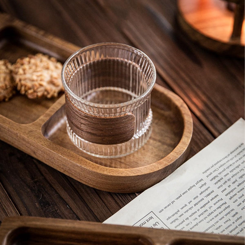 木製トレー 長方形 小物入れ 滑らないトレー 23×11×2cm