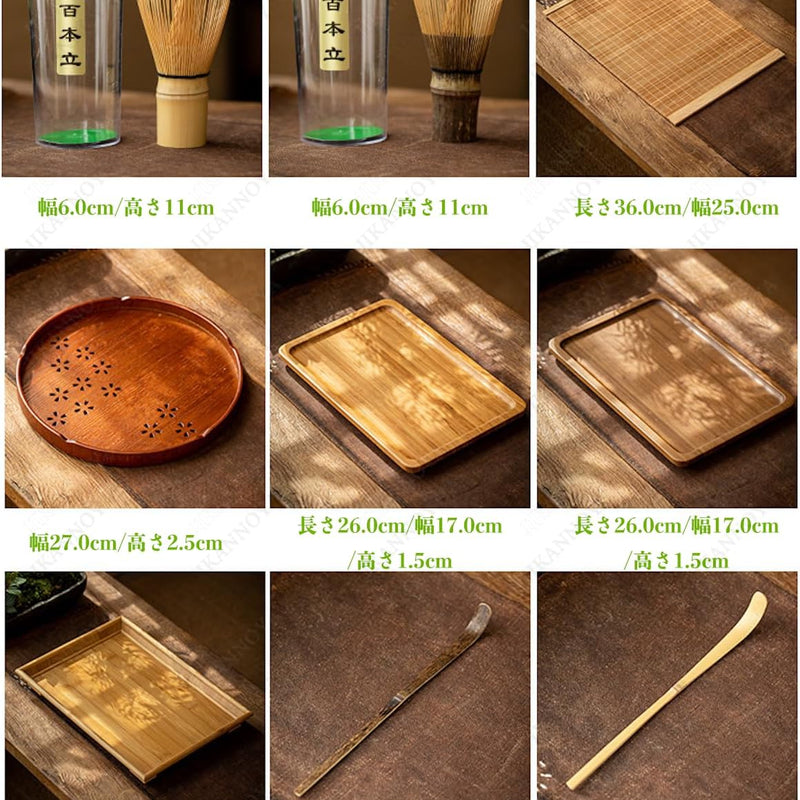 MIYUNO 抹茶セット 初心者 3点セット お点前セット 陶磁器茶碗 茶杓 茶せん 百本立 茶道具 抹茶 茶道 セット お手入れも簡単 母の日 父の日 誕生日 贈り物 400ml