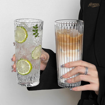 グラス おしゃれ カップ ガラス 透明コップ ティー コーヒーコ 酒グラス 耐熱 耐冷 シンプル プレゼント お祝い 食洗機対応 贈り物