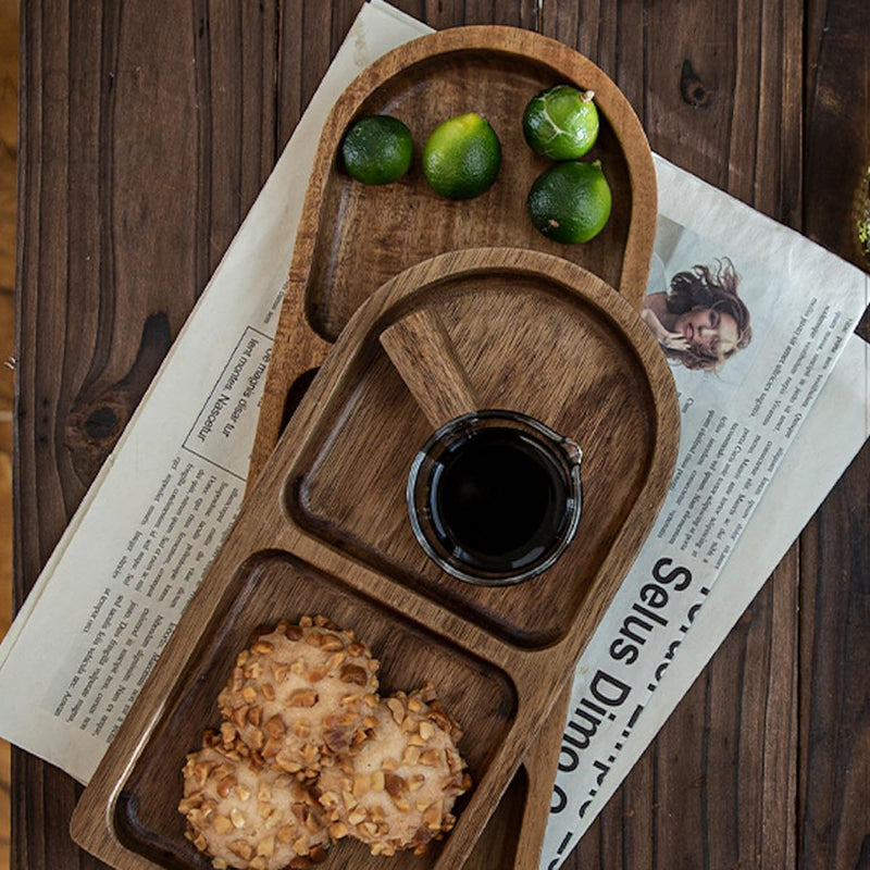 木製トレー 長方形 小物入れ 滑らないトレー 23×11×2cm