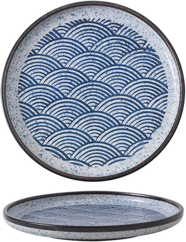 パスタ皿 皿 カレー皿 丸皿 プレート 焼物皿 ケーキ皿 焼き物皿 デザートプレート 取り皿 刺身皿 和食器 和皿 魚 お皿 食器セット 魚焼き器 dish 大皿 丸 陶器 陶盤 割れない 耐熱 電子レンジ 食洗機対応 和風 あじわい おしゃれ 業務用 レストラン 居酒屋 20cm 3枚セット TCPYX16