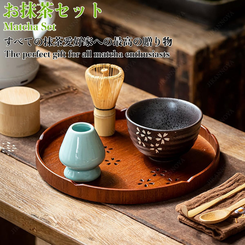 MIYUNO 抹茶セット 初心者 3点セット お点前セット 陶磁器茶碗 茶杓 茶せん 百本立 茶道具 抹茶 茶道 セット お手入れも簡単 母の日 父の日 誕生日 贈り物 400ml