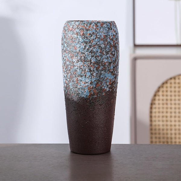 フラワーベース 花瓶 陶器 大きい flower vase 割れない 一輪挿し インテリア 花器 シンプル おしゃれ 生け花 造花 ドライフラワー 北欧 飾り インテリア飾り ins ギフト プレゼント 高さ24.5cm HP03