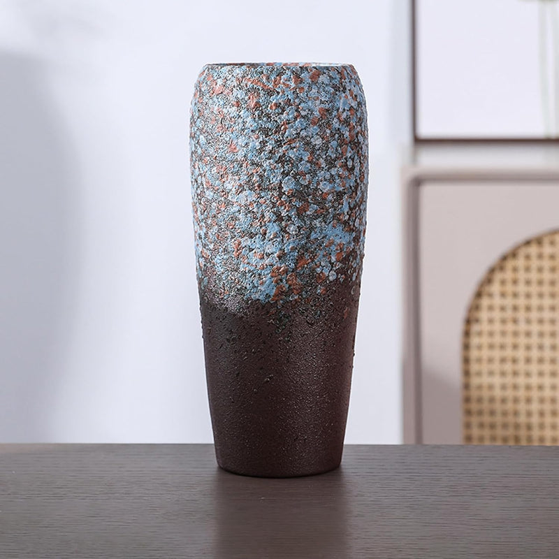 フラワーベース 花瓶 陶器 大きい flower vase 割れない 一輪挿し インテリア 花器 シンプル おしゃれ 生け花 造花 ドライフラワー 北欧 飾り インテリア飾り ins ギフト プレゼント 高さ24.5cm HP03