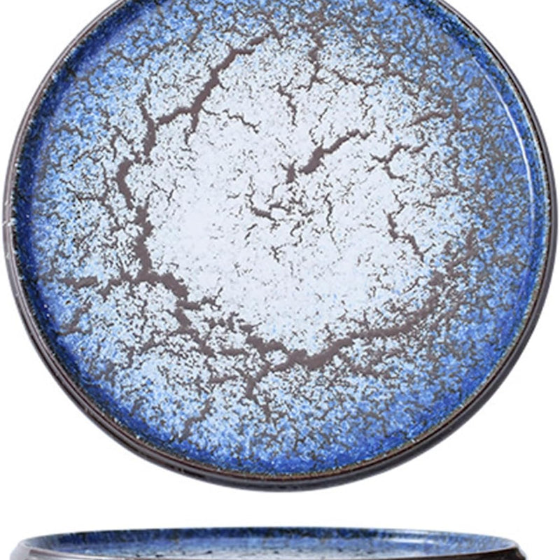 MIYUNO 皿 丸皿 大皿 プレート 焼物皿 ケーキ皿 パスタ皿 プレート 焼き物皿 デザート取り皿 刺身皿 和食器 和皿 魚 お皿 食器 魚焼き器 dish 丸 陶器 陶盤 割れない 耐熱 電子レンジ 食洗機対応 和風 あじわい おしゃれ 業務用 レストラン 居酒屋 北欧 29cm 北欧 TCPYX07