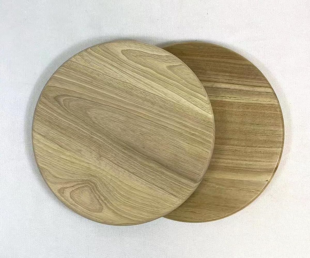 MIYUNO トレー 木製 茶席 お盆 おぼん 丸型 トレイ 小物入れ 茶道具 茶托 盛器 お皿 小皿 豆皿 カフェ ティー 急須置き 急須受台 便利 家庭用 業務用 プレゼント おしゃれ TONMYU