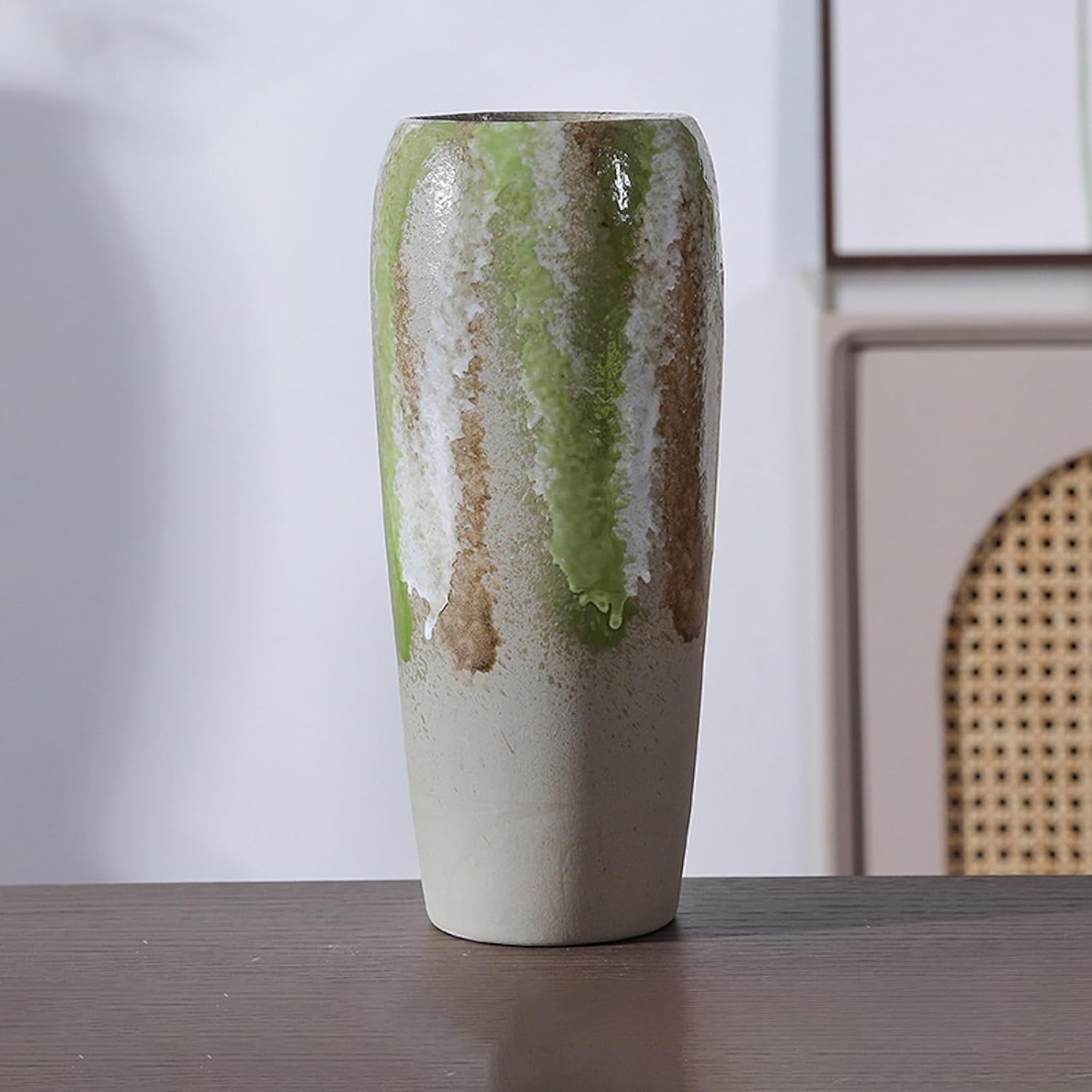 フラワーベース 花瓶 陶器 大きい flower vase 割れない 一輪挿し インテリア 花器 シンプル おしゃれ 生け花 造花 ドライフラワー 北欧 飾り インテリア飾り ins ギフト プレゼント 高さ24.5cm HP03