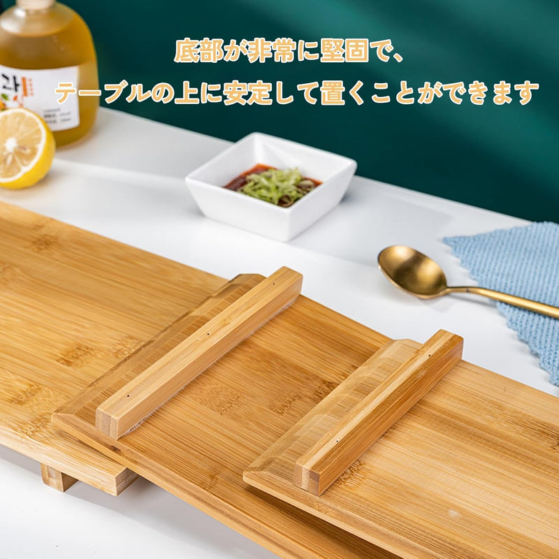 寿司下駄 寿司盛台 ランチプレート 食器 寿司 寿司皿 刺身盛台 和食 寿司プレート 盛器 刺身やお寿司の盛り付けに sushi 刺身盛り合わせ 業務用 飲食店 日本料理 高級料亭 宴会用 家庭用 木製 21*12*3cm