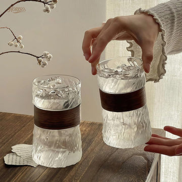 グラス おしゃれ ガラス コップ 耐熱 耐冷 透明コカップ ティー コーヒー ミルク 酒グラス お祝い プレゼント 食洗機対応 贈り物