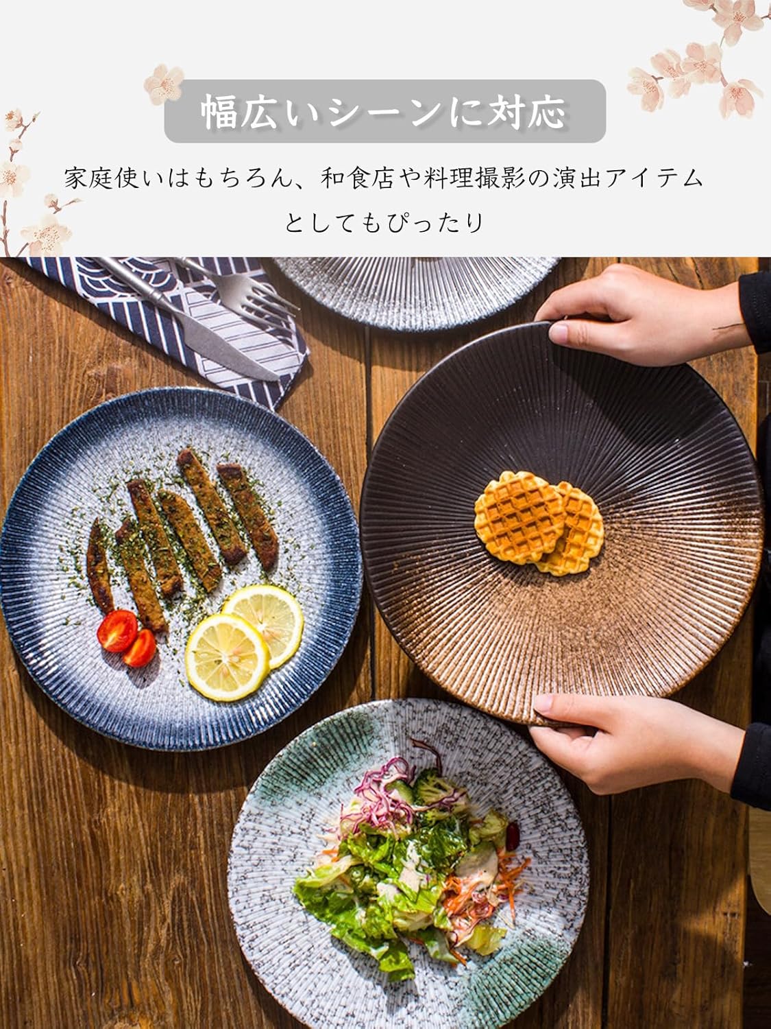 MIYUNO パスタ皿 皿 カレー皿 丸皿 プレート 焼物皿 ケーキ皿 焼き物皿 デザートプレート 取り皿 刺身皿 和食器 和皿 魚 お皿 食器セット 魚焼き器 dish 大皿 丸 陶器 陶盤 割れない 耐熱 電子レンジ 食洗機対応 和風 あじわい おしゃれ 業務用 レストラン 居酒屋 25.3cm 3枚セット TCPYX14